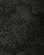 Black printed waterproof jacket