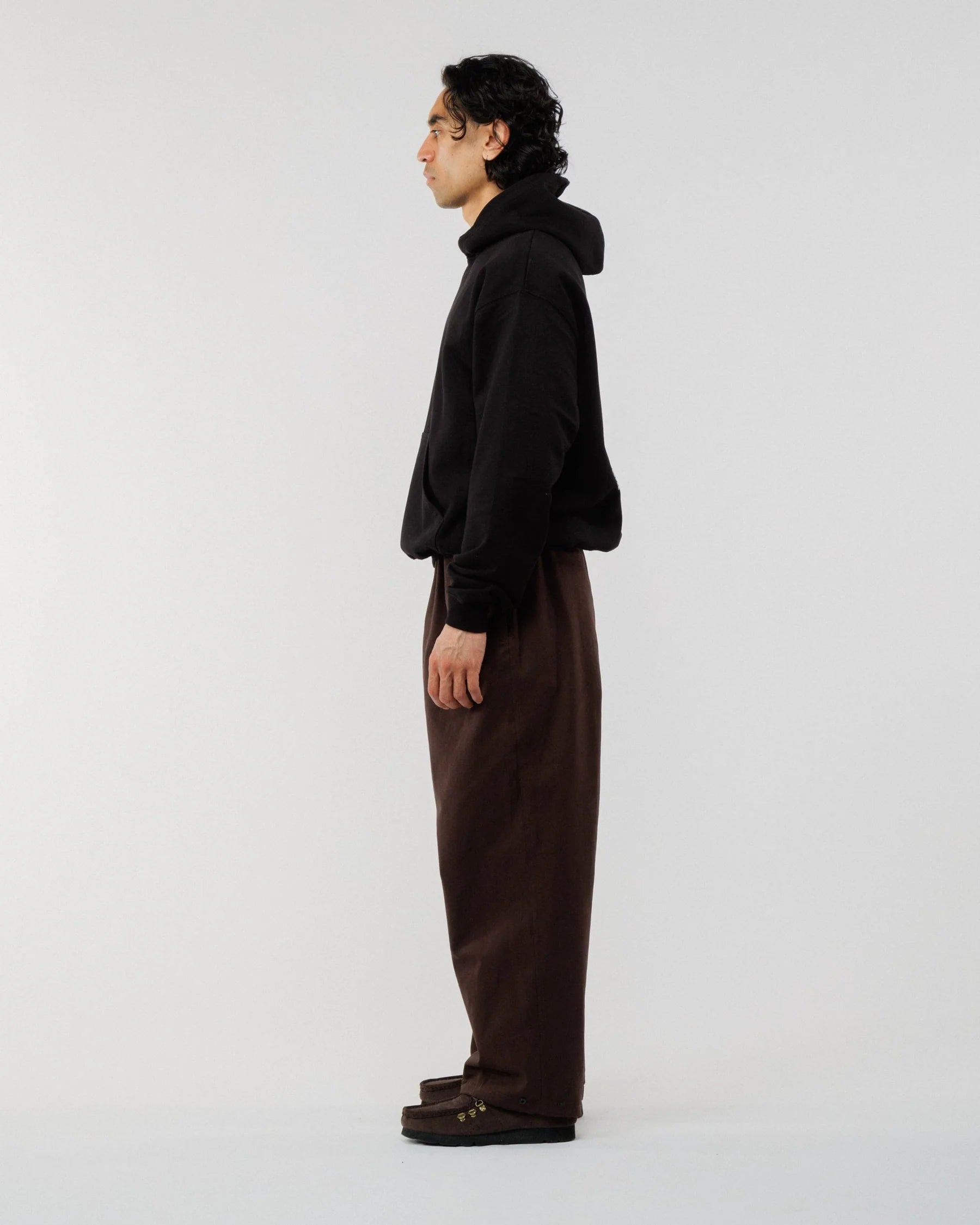 Organic cotton wide leg pants