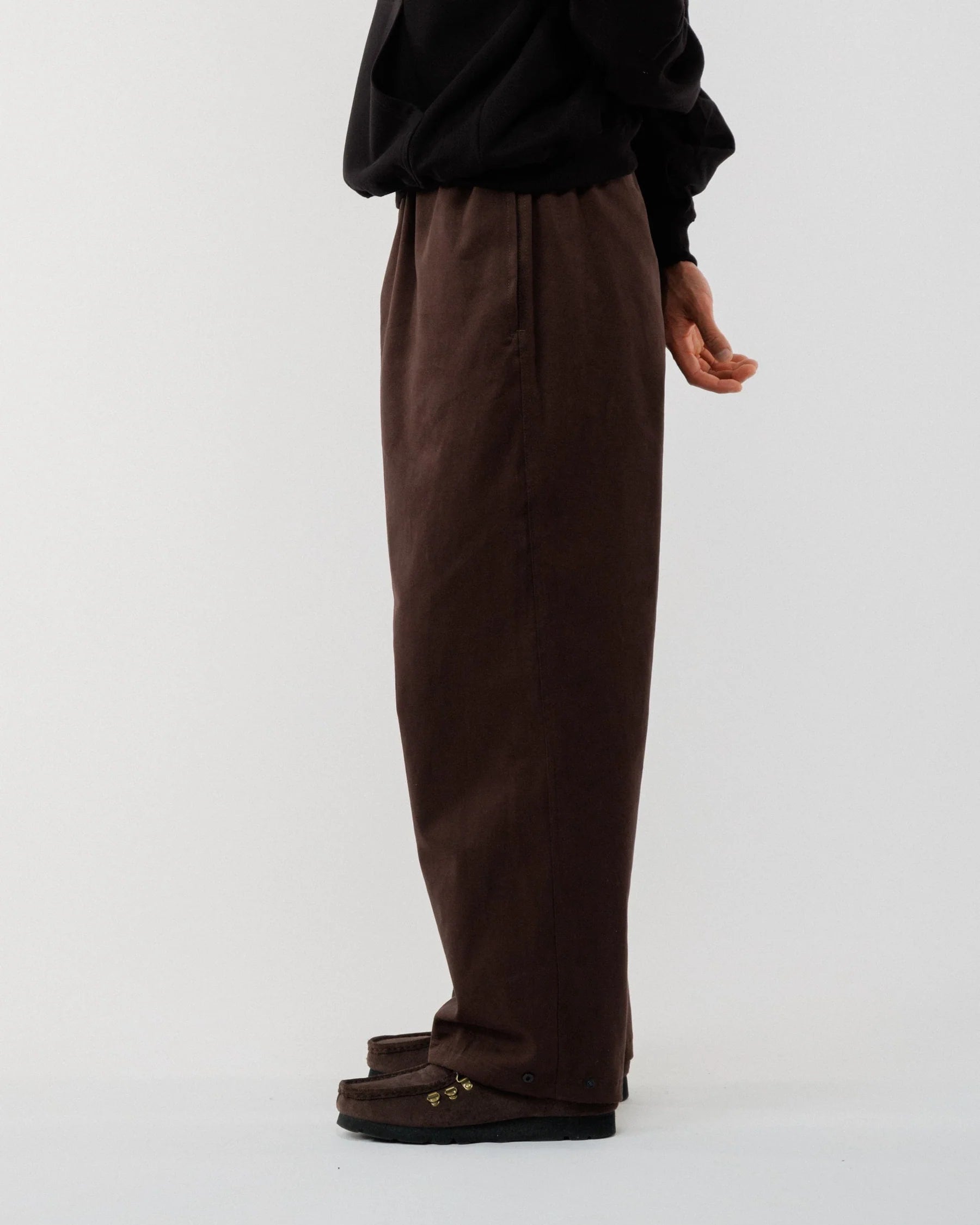 Organic cotton wide leg pants